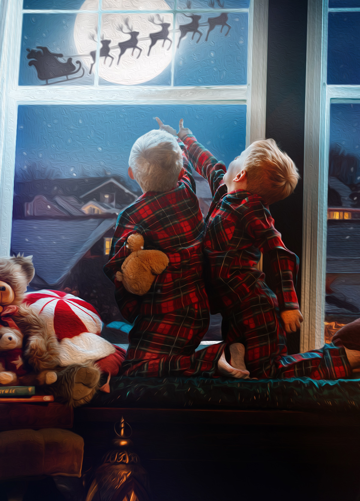 Waiting for Santa Christmas Magical Photoshoot